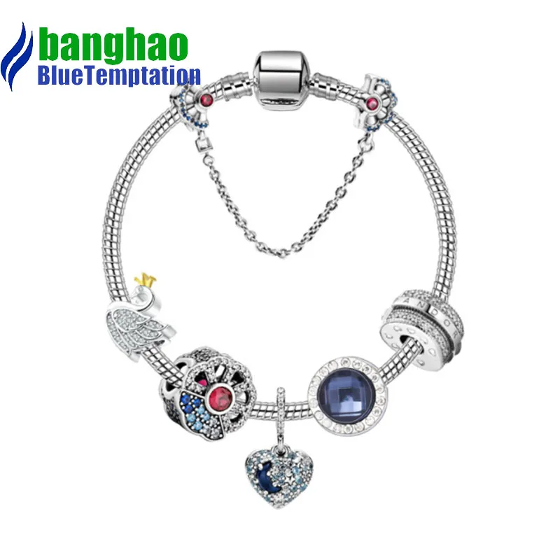 

Fashion handmade number Charm bracelet gift diy jewelry making accessories pendants alloy beads bracelets ZL07