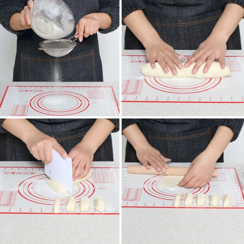 Non Stick Silicone Baking Mat Pad For Pizza Dough Pastry