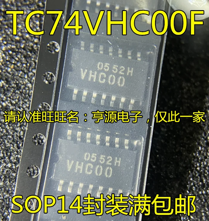 

100 шт./лот 100% новый TC74VHC00 TC74VHC00F VHC00 SOP14 5,2 мм