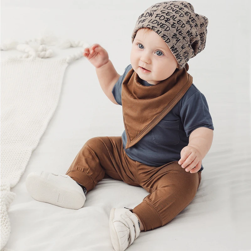 2025 Spring New Baby Boys Bamboo Fiber Pants Toddler Girls Casual Loose Long Trouser Infant Kids Clothes For 3M-6Years Newborn 5