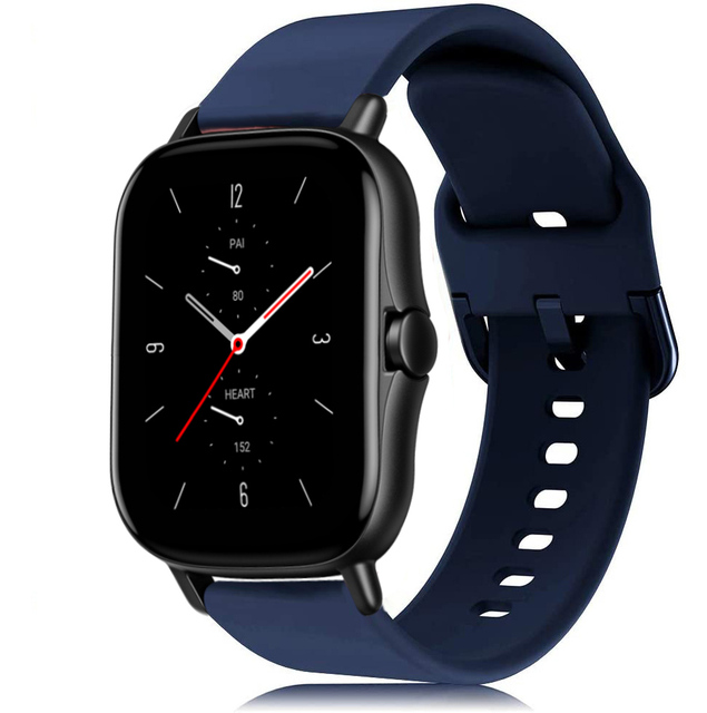 Silicone strap For Amazfit GTS/2/2e/GTS2 Mini/GTR 42mm/47mm/GTR2/2e/stratos 2/3 Sport Watch Bracelet Amazfit bip band