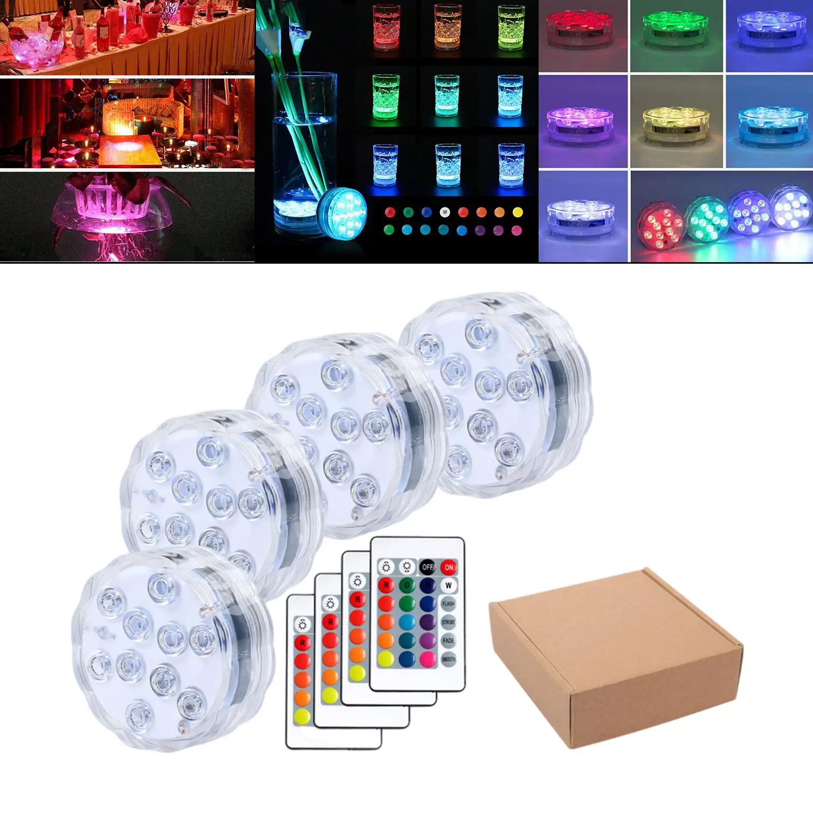 Lumière LED Pour Machine à Smoothie Ninja - 13 Couleurs, 4 Modes, Télécommande, Ambiance Fun Pour Boissons