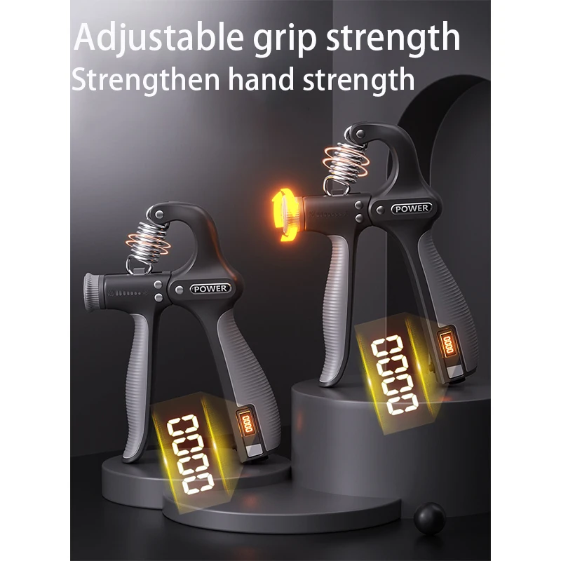 Adjustable Digital LCD Dynamometer Hand Grip Power Measurement Strength Meter Muscle Developer for Body Building Gym