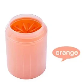 Limpador de pata de animal de estimação portátil escova de silicone macio cão gato pé lavadora copo de limpeza fácil de usar durável leve e à prova dwaterproof água