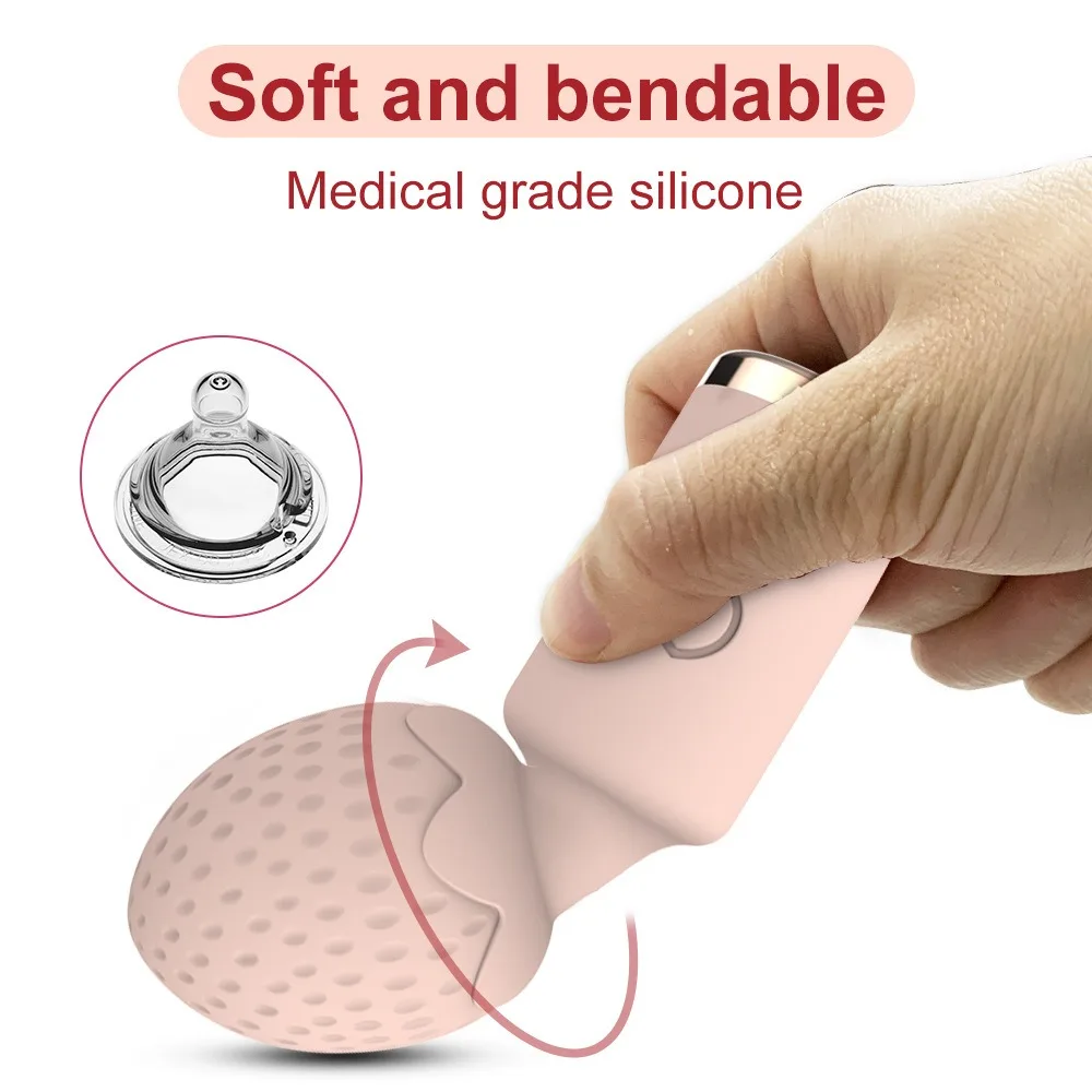 Powerful Clitoris Vibrators USB Recharge AV Vibrator Massager Portable Mini Vibrator JoinJJtoy