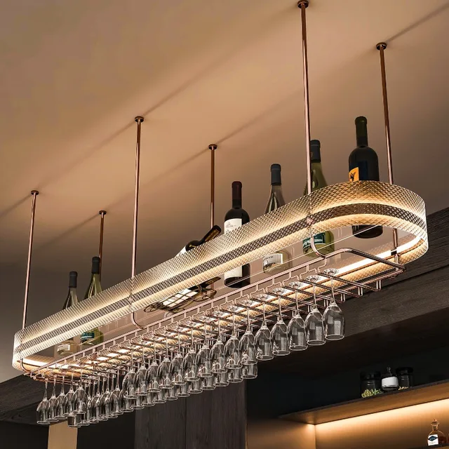 Mini Metal Bar Cabinet Wine Rack Rustic Salon Luxury Standing Bar Cabinet Wine Rack Nordic Shop Vitrina Drinking Bar Furniture