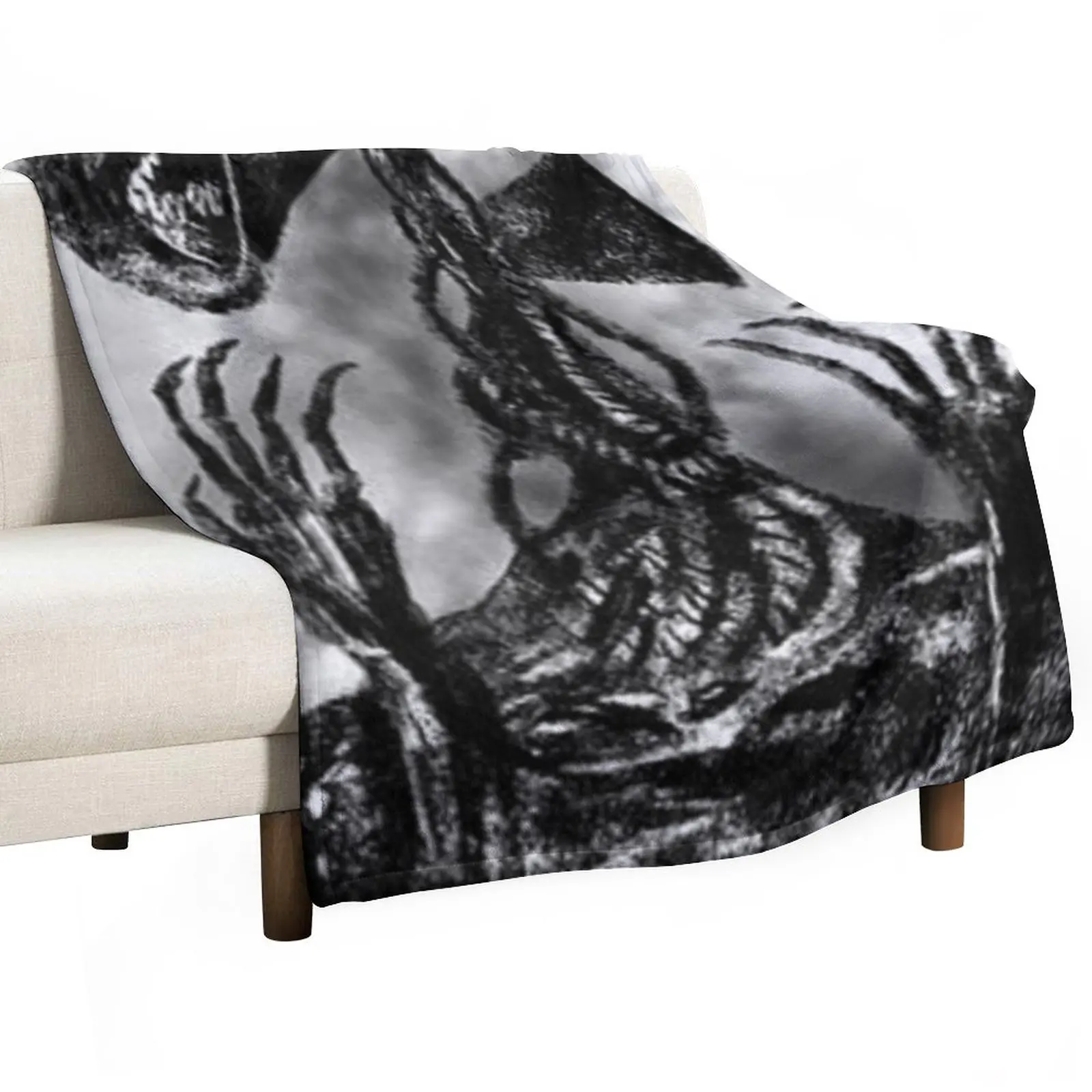 

siren head Throw Blanket Fluffy Shaggy Blanket Decorative Bed Blankets Hairy Blanket