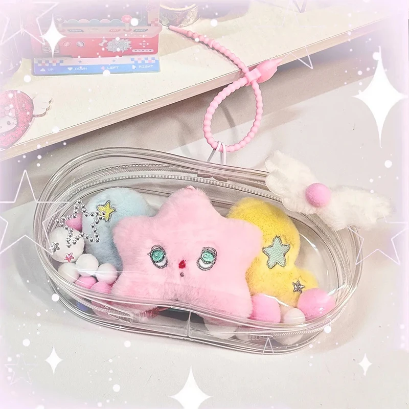 Clear Doll Pouch NCT Wish Popchu Wichu star Pendant 18CM