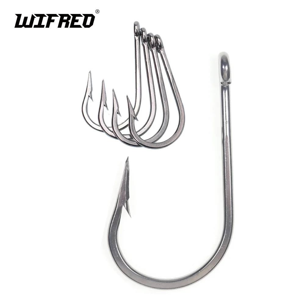 Wifreo 1pc 12/0-18/0 Heavy Circle Hook Stainless Steel Saltwater Fishing  Boat Fishing Big Game Hook For Tuna Snapper Shark - AliExpress