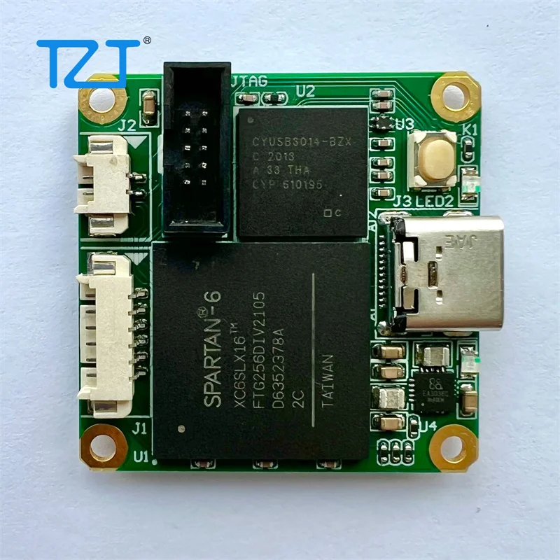 TZT CYUSB3014 USB3.0 XC6SLX16 FPGA 6축 IMU UVC 개발 보드 CMOS 이미지 수집 보드