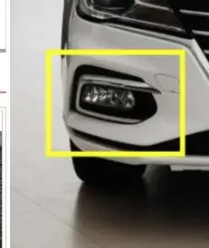 1 Piece Front Lamp No Bulb for Mg I5-Fog Lights for MG EI5 Fog Lamp Choose Left or Right Side