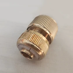 High Pressure Brass Garden Spray Nozzle with Adjustable Quick Connector (Pipe joint)