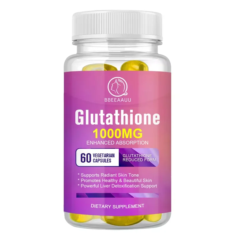 glutathione para aclarar la piel BBEEAAUU Glutatión s Ayuda a blanquear la piel Mejora la opacidad  Antiarrugas y antienvejecimiento Desintoxica la salud del hígado