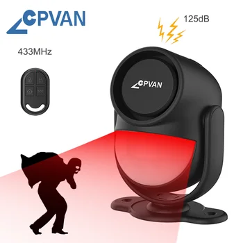 CPVAN Motion Detector for Home Burglary Security Protection Wireless Motion Sensor with Door Sensor Alarm and Remote Control 1