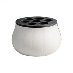 Hydroponic Green Onion Growing Kit - Indoor Kitchen Garden DIY Planting System with 3D Printed Cups (A)
