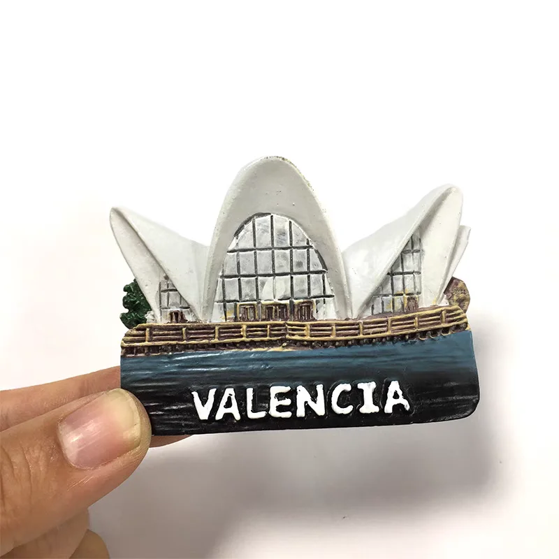 Europe Spain Tenerife Valencia San Sebastian Magnetic Refrigerator Sticker Collection Fridge Magnets