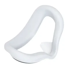 Enhanced VR Headset Comfort Cushion and Protective Face Cover Pad (White)