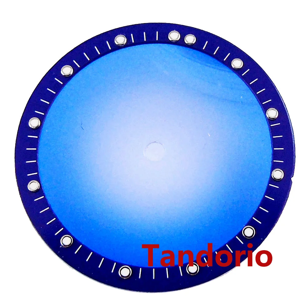 Piezas de reloj 28,5 mm esfera transparente cara luminosa para movimiento NH70 NH72 NH73 - Imagen 18 de 25