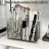 2 Holes Cosmetic Storage Box Makeup Brush Holder Organizer Lipstick Eyebrow Pencil Bathroom Storage Display Stand 1