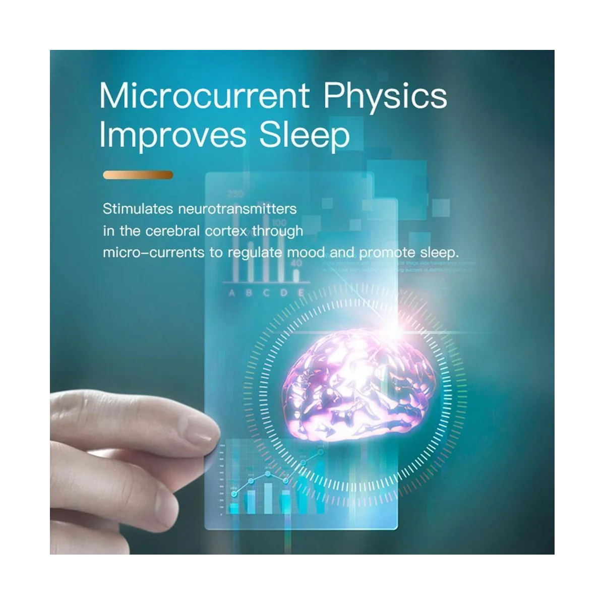 Intelligent Sleep Aid Handheld Micro-Current Sleep Device Anxiety Relief Deep Instrument Sleeper Insomnia Device-A