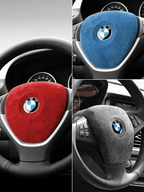 TPIC-envoltura de Alcantara para BMW X5, E70, X6, E71, Airbag de dirección,  cubierta de rueda, Marco adhesivo, molduras interiores, accesorios de  coche, 2008-2013 - AliExpress