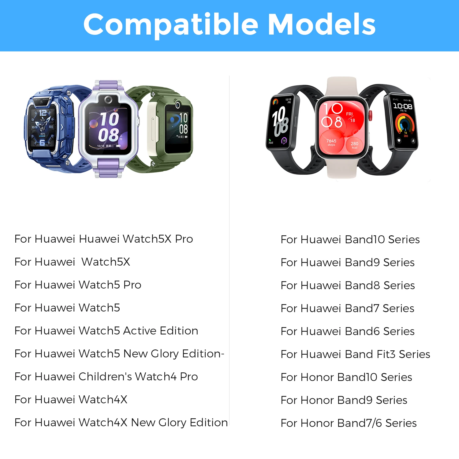 Universal USB-C Smartwatch Charging Cable Adapter