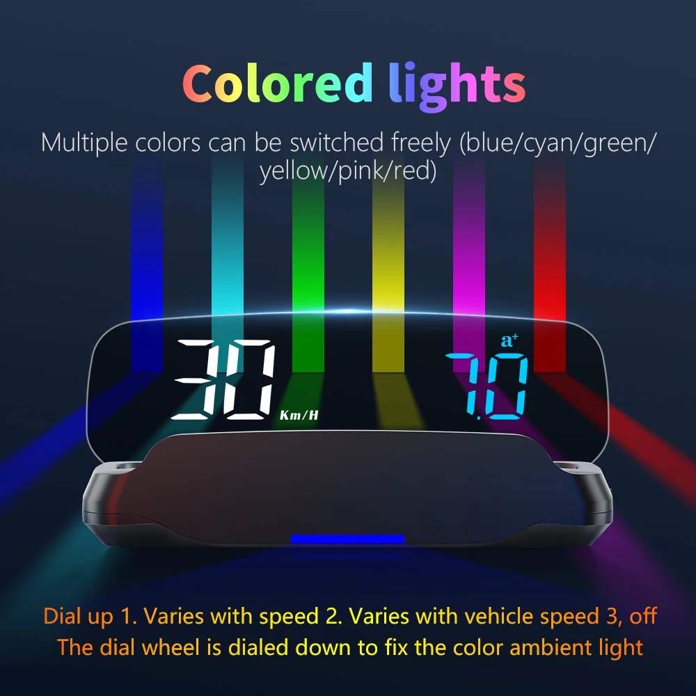 ׷̵ C7B HUD OBD  ÷, 6 ˶ ӵ ˶,     ˸, ٱ, ǰ