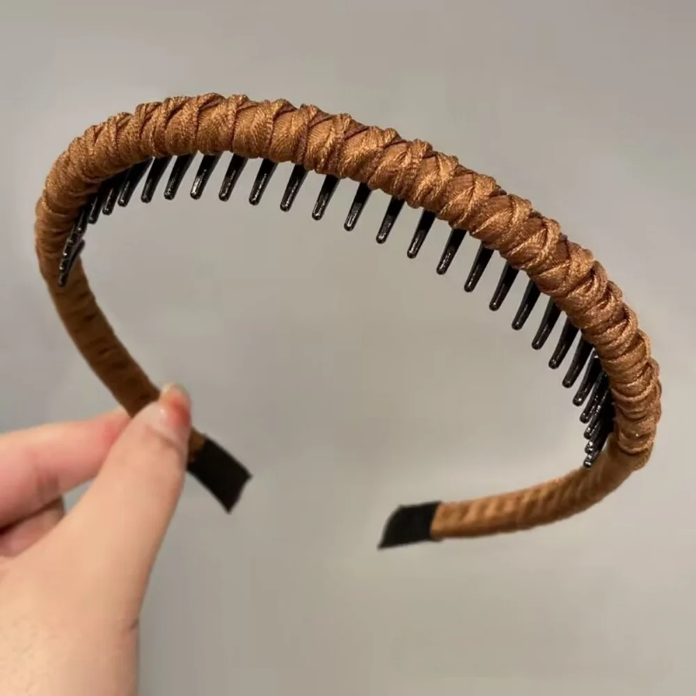 Einfarbig Elegante Haarbänder Für Frauen Mädchen Haar Bands Elastische Waschen Gesicht Stirnbänder Mode Haar Hoops Lünette Zubehör – Detail 14