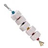 Bird Chewing Toy Parrot Beak Grinding Calcium Stone with Bells Bird Cage Accessories Cage Toys for Rat Hamster Chinchilla Rabbit 5