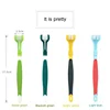 3-Sided Pet Toothbrush Dog Plastic Toothbrush Removing Bad Breath Tartar Cleaning Mouth Pet Dental Care Cat Cleaning Mouth 3
