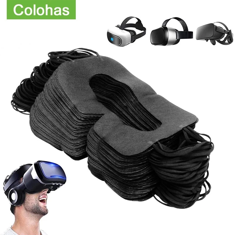 100 шт. VR маска для глаз покрытие пот и дышащие одноразовые нетканые ткани Oculus Quest 2