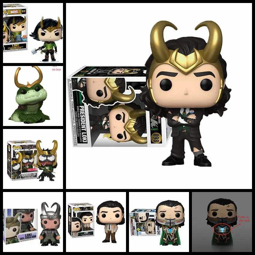thumbnail image 2 of FUNKO President Loki 898# 895# Loki 747# Venomized Loki 368# 901# ALLIGOTAR LOKI 02# Figuras de acción de vinilo con cabezones, 2 of 5