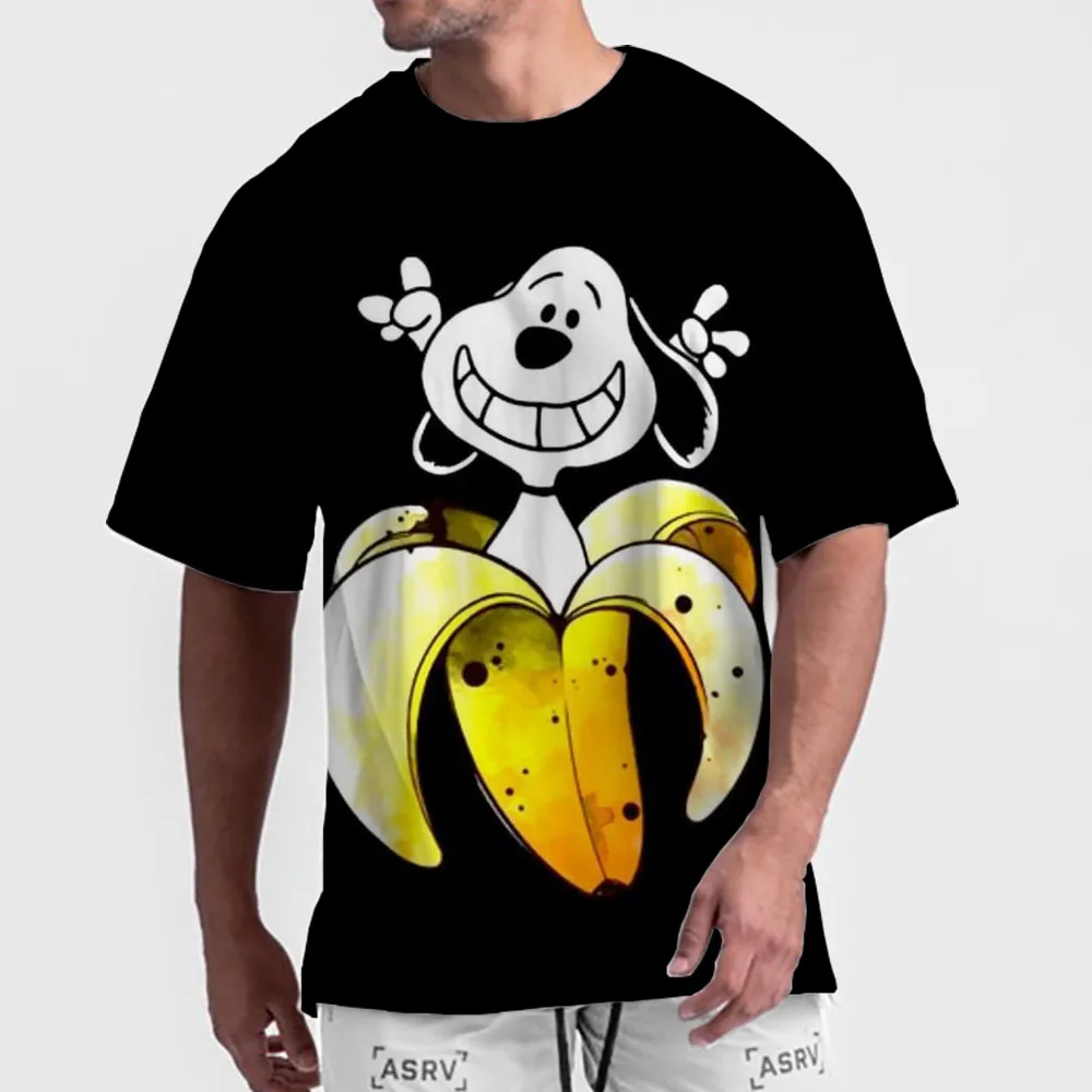 thumbnail image 1 of Camiseta de Snoopy y Peanuts para hombre y mujer, camiseta de Flying Ace, ropa 3D, novedad, camiseta de manga corta con cuello redondo, camiseta gráfica para niños, 1 of 5
