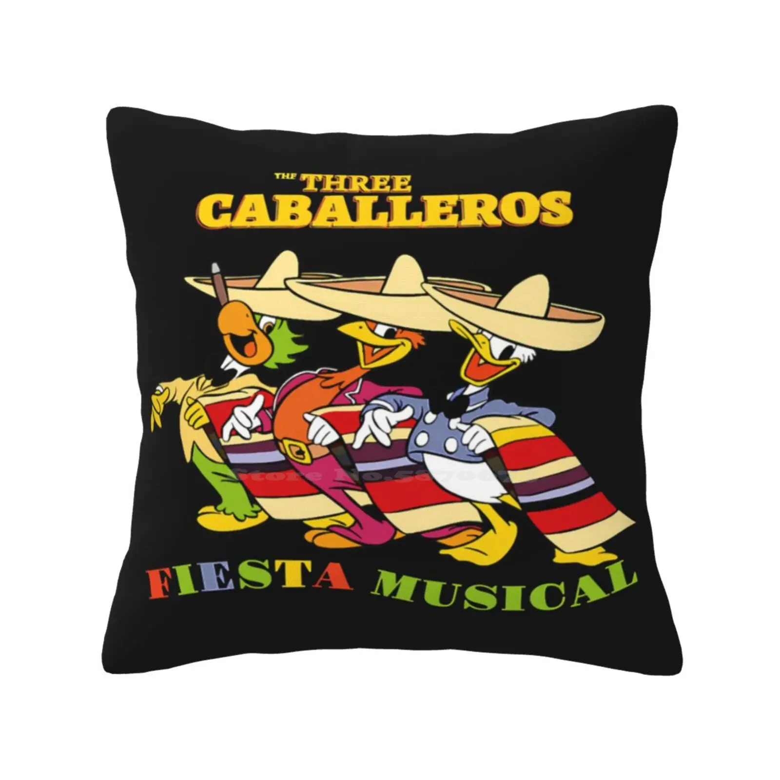 The Fiesta Musical By The Three Caballeros Fodera Per Cuscino Abbraccio Federa Madre In Legge Per Lui Modello Per Lei Svg Per Uomo Divertente