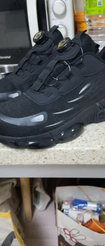 Men's Safety Work Boots with Steel Toe and Air Cushion Sole