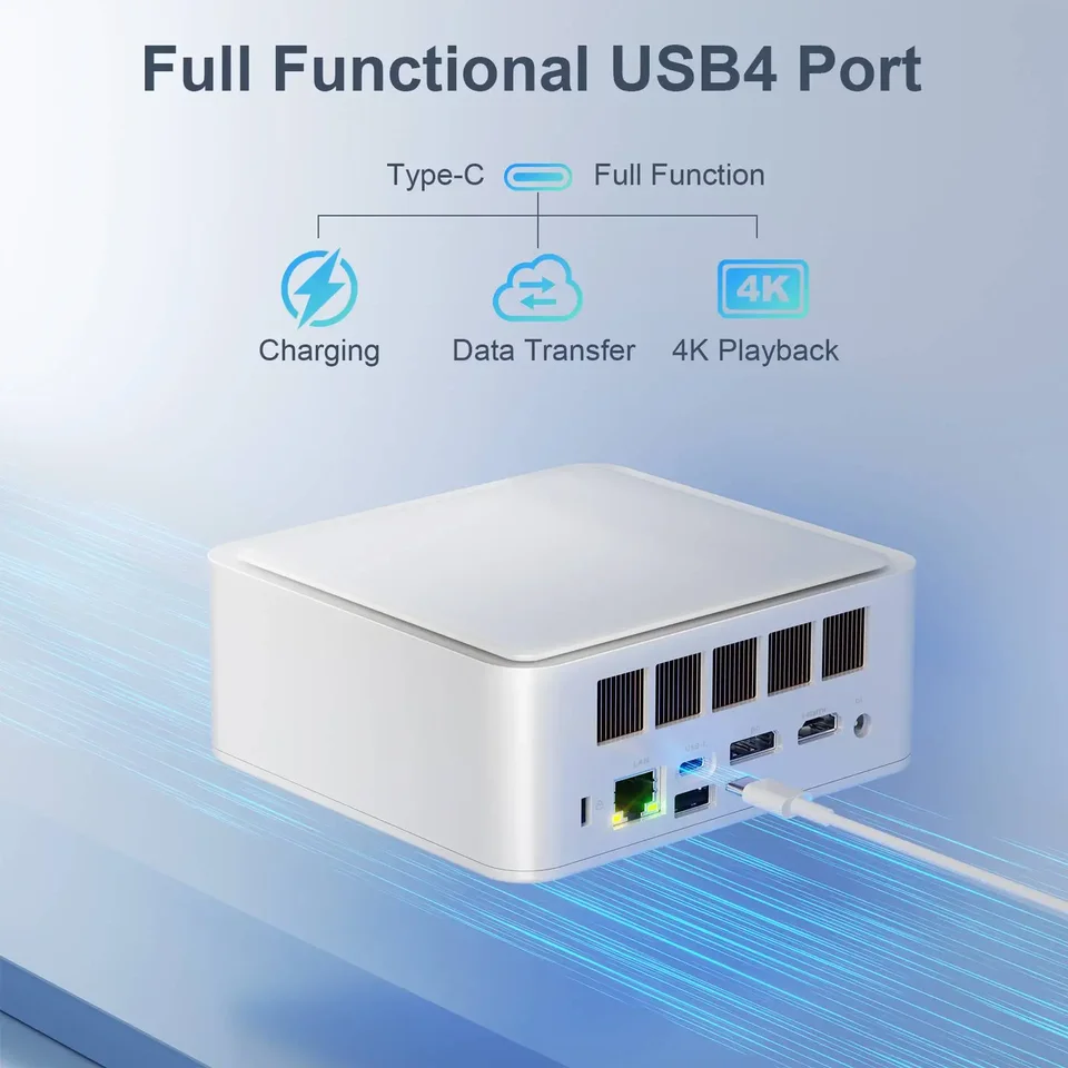 SZBOX Z66 AMD Ryzen 5 6600H MINI PC Windows 11 DDR5 5600Mhz M.2