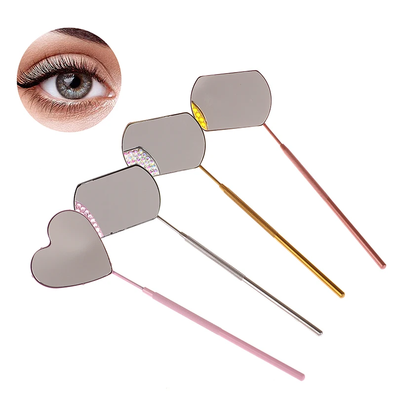 

1Pc Eyelash Extension Check Grafting Mirror Mouth Oral Teeth Care Eyelashes Eyebrow Mirror Makeup Tools