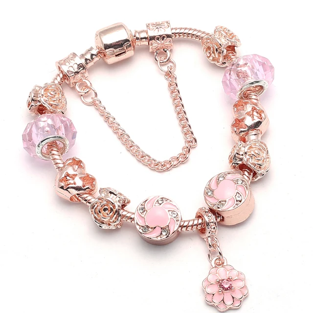BAOPON-Bracelets à breloques coeur d'amour pour femme, perles Marano bricolage, bracelet fin, bijoux de mariage pour femme, amoureux, 2024