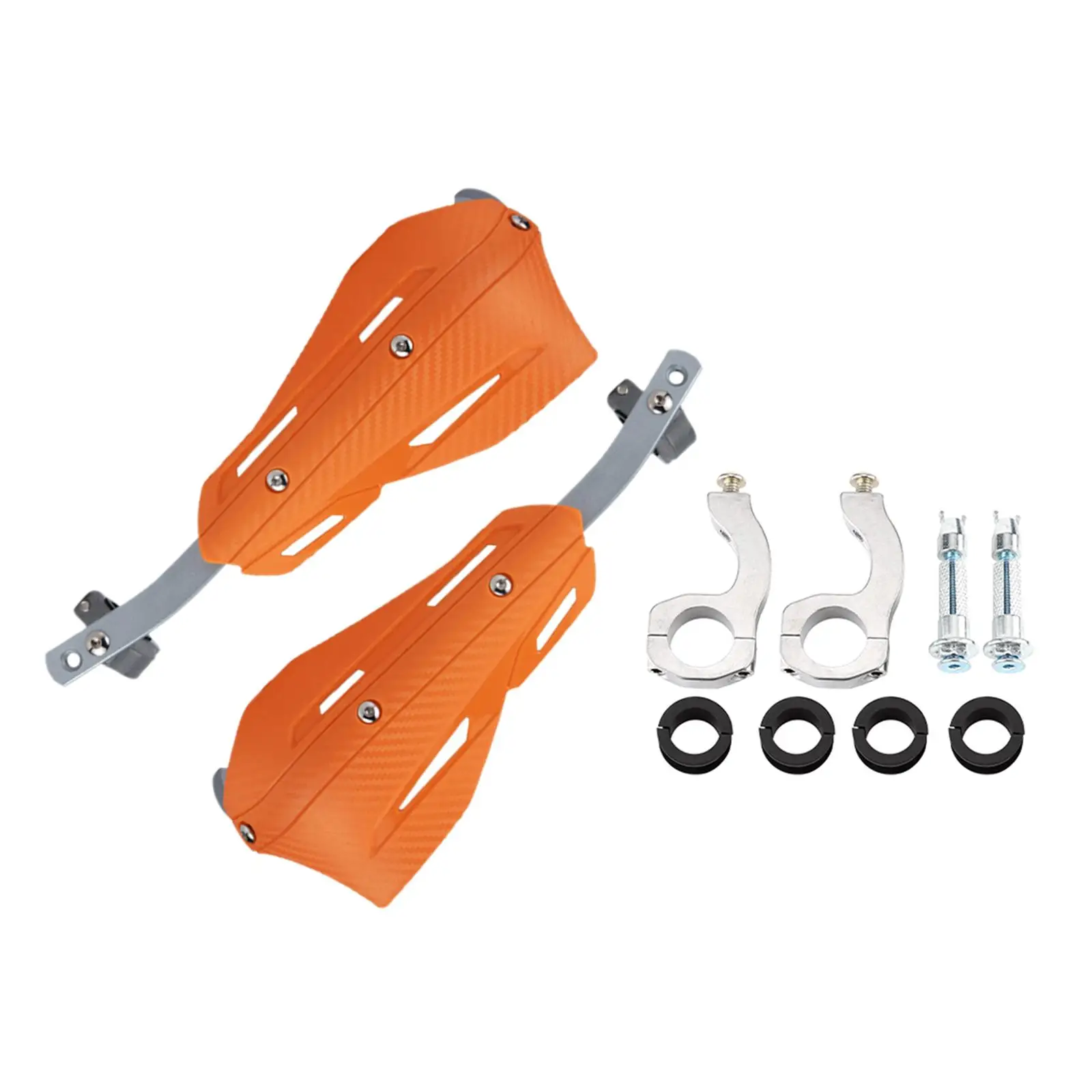 2PCS Motorcycle Handguards Hand Protector Wind Guard Fit 7/8 22mm and 1 1/8 28mm Brush Bar for Honda Motocross ATV