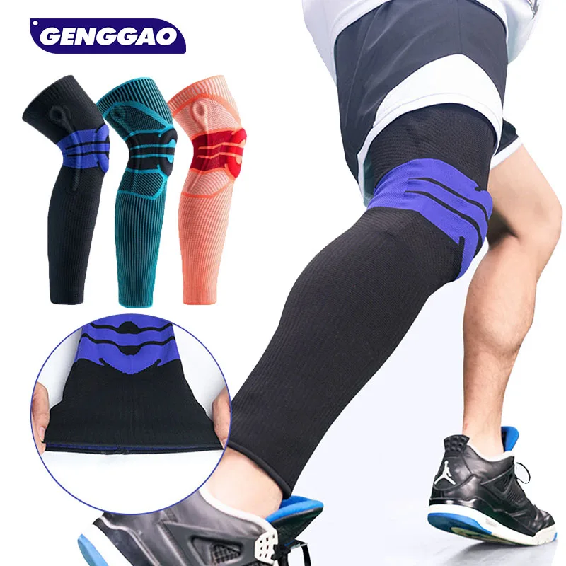

1Pcs Full Leg Knee Brace Compression Sleeve Support with Patella Gel Pads&Side Stabilizers Protector for Meniscus Tear,Arthritis