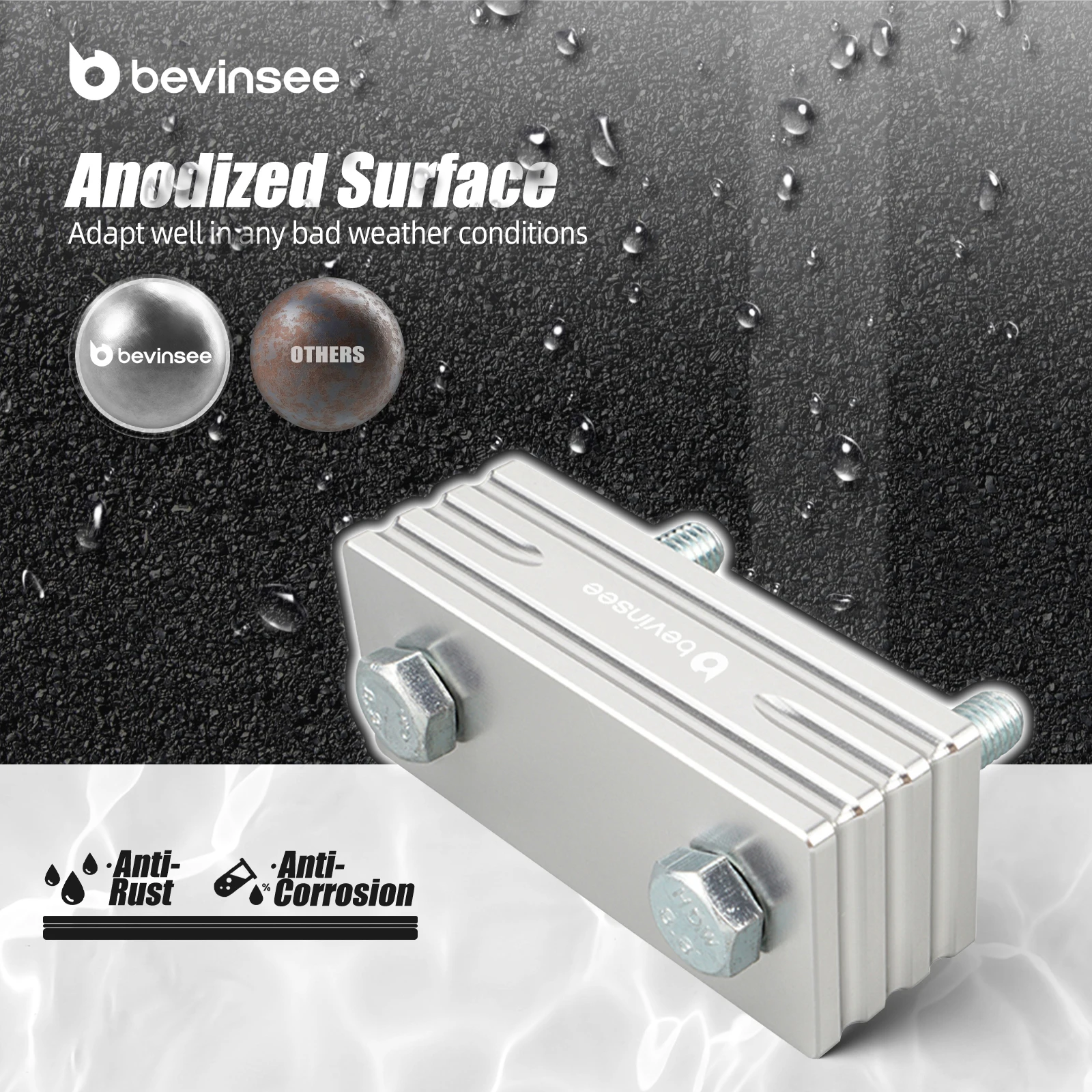 베빈시 알루미늄 후드 벤트 스페이스 라이저 스페이서 키트 (지프 체로키 XJ 1984-2001용), 자동차 액세서리