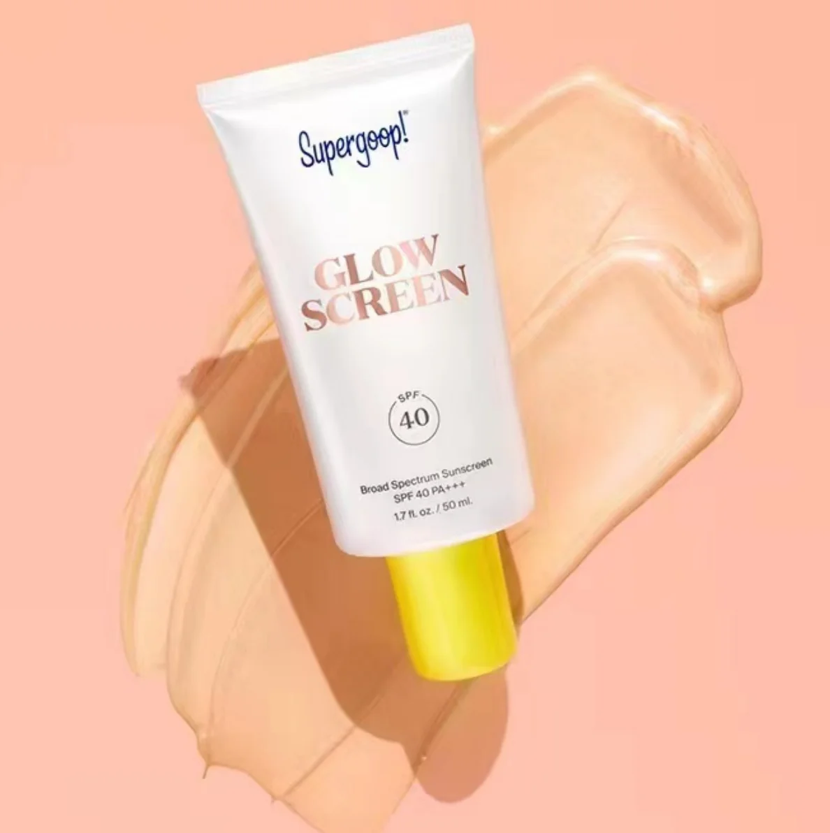 Supergoop Unseen Sunscreen Broad Spectrum Glowscreen Body Sunscreen SPF40 UV Protector Face Primer Base Cosmetic 50ml sun stick sunscreen