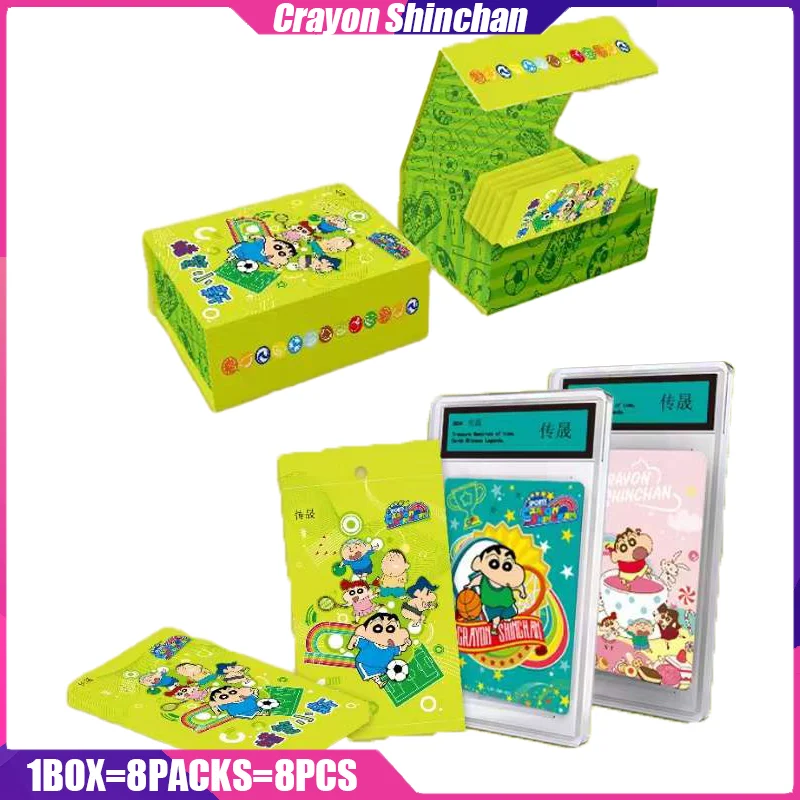 

Crayon Shinchan Cards CHUANSHENG VOL.1 Anime Collection Cards Board Games Toys Mistery Box Birthday Gifts for Boys and Girls