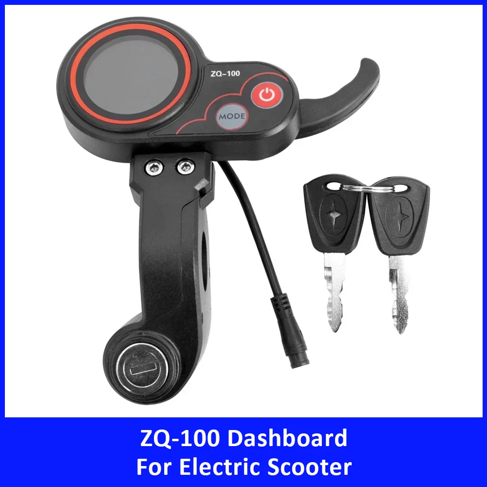 LED Display Instrument Panel with Key and Mileage Meter