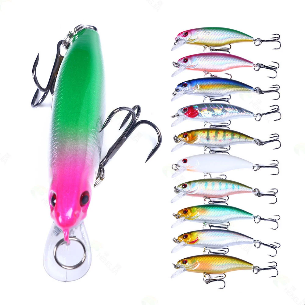 

EASYFISH Wobblers For Fishing 6cm 4.3g Hard Artificial Bait Crankbait Swimbait Minnow Fishing Tackle Popper Lure Fishing Gear