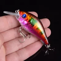 3DEyes Hard VIB Lures Fishing Minnow Bait Treble Hooks Sinking Crankbait Wobblers Fishing Tackle 1pcs 7.5cm 10.2g 1