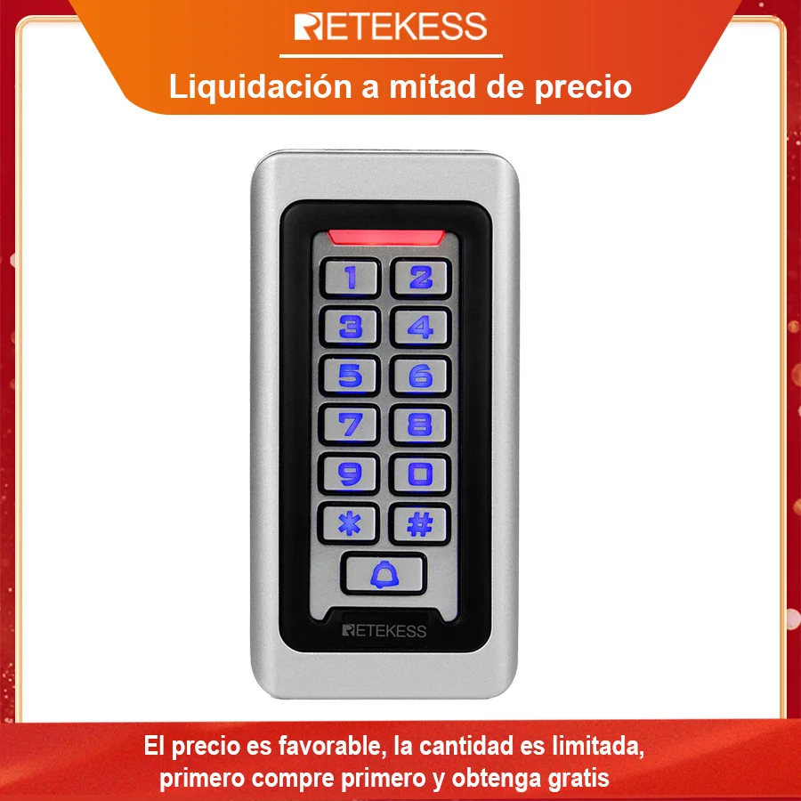 RETEKESS TAC03 Rfid Door Access Control System IP68 Waterproof Keypad