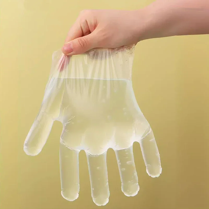 Gants Vinyle Jetables 100/200 Paires - Multifonction Cuisine Nettoyage