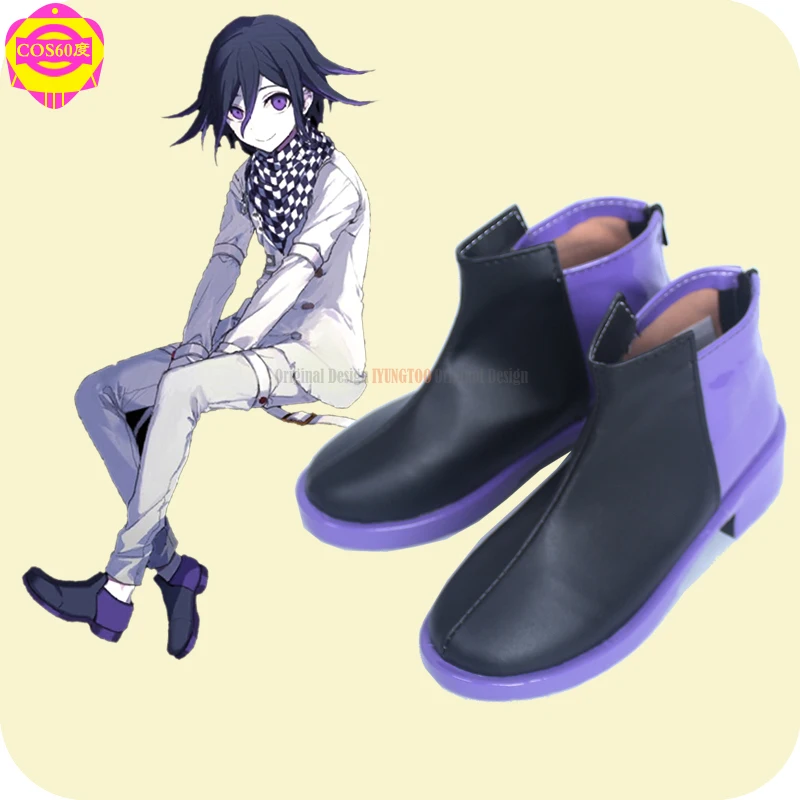 

Dangan ronpa V3 Oma Kokichi Anime Characters Shoe Cosplay Shoes Boots Party Costume Prop