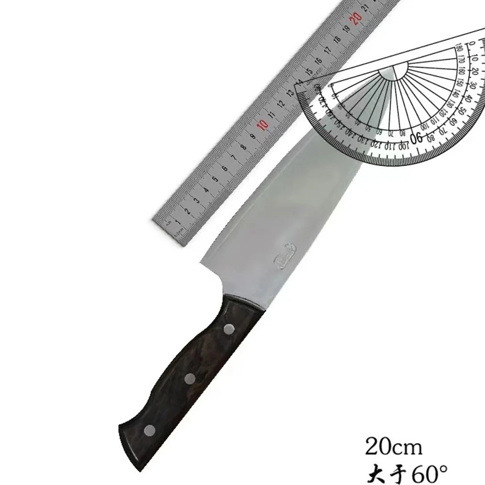 Chef Knife 8 Inch 3 Layers BG42 Aviation Special Steel Blade Razor Sharp Cleaver Slicing Handmade Forged Longquan Kitchen Knives